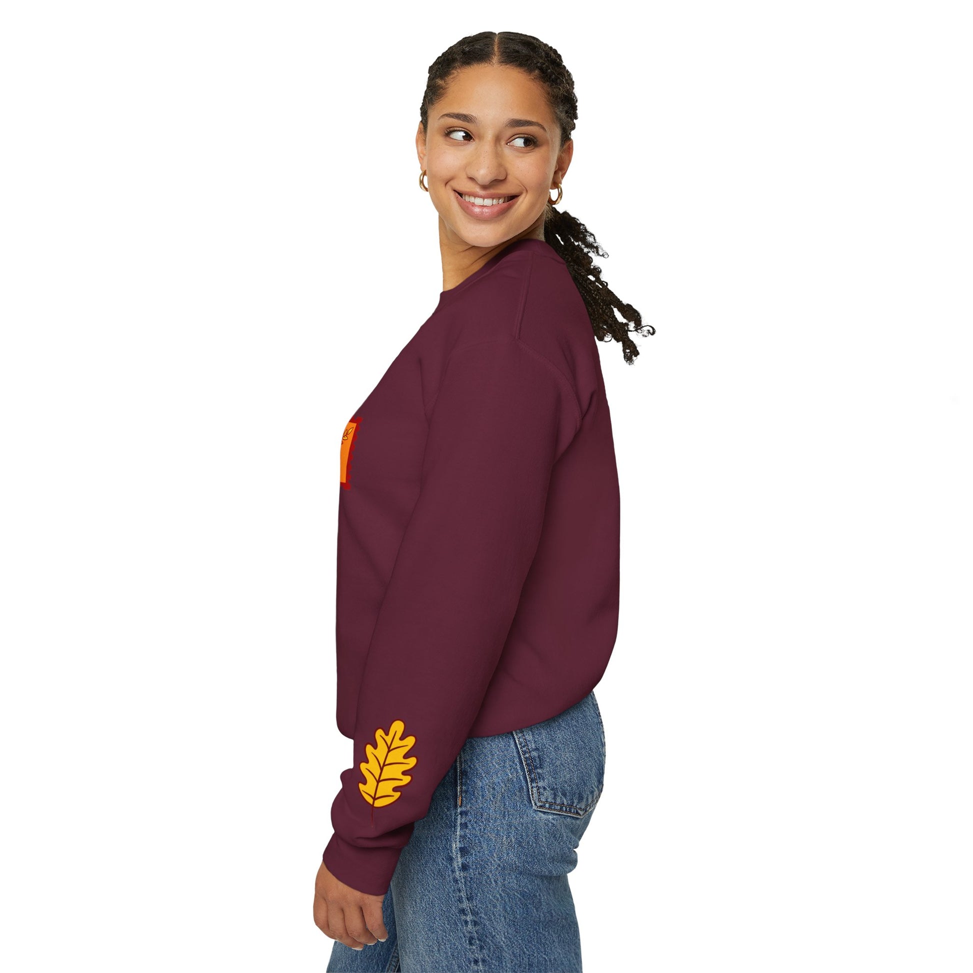 Autumn Leaf Stamp Sweatshirt