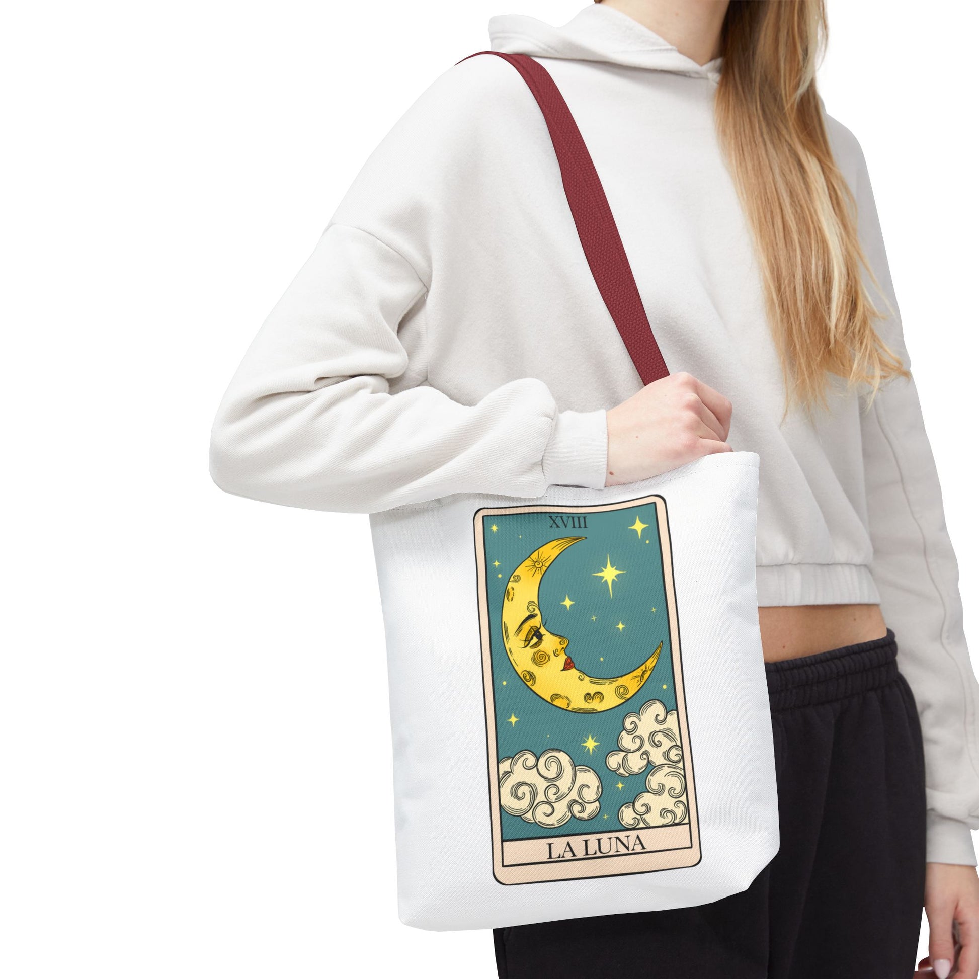 The Moon/ La Luna Tarot Card Tote Bag