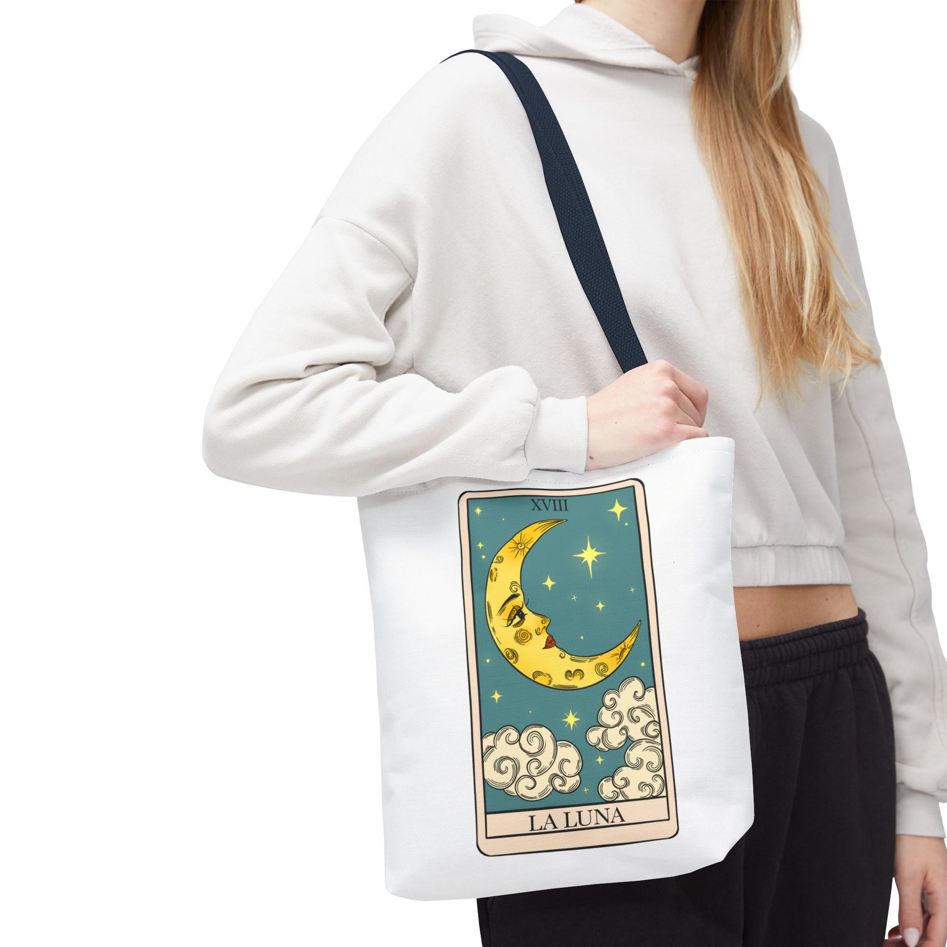 The Moon/ La Luna Tarot Card Tote Bag