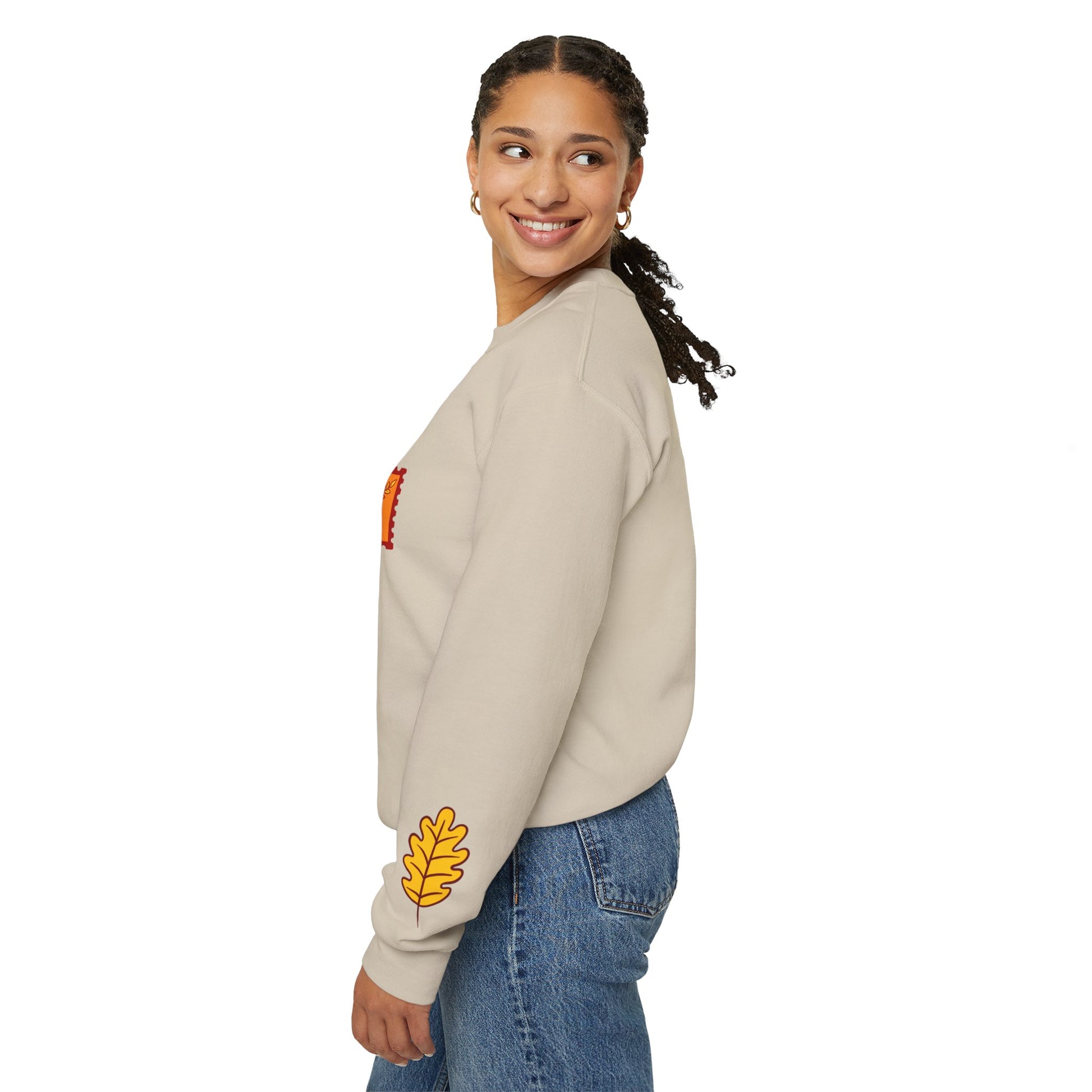 Autumn Leaf Stamp Sweatshirt