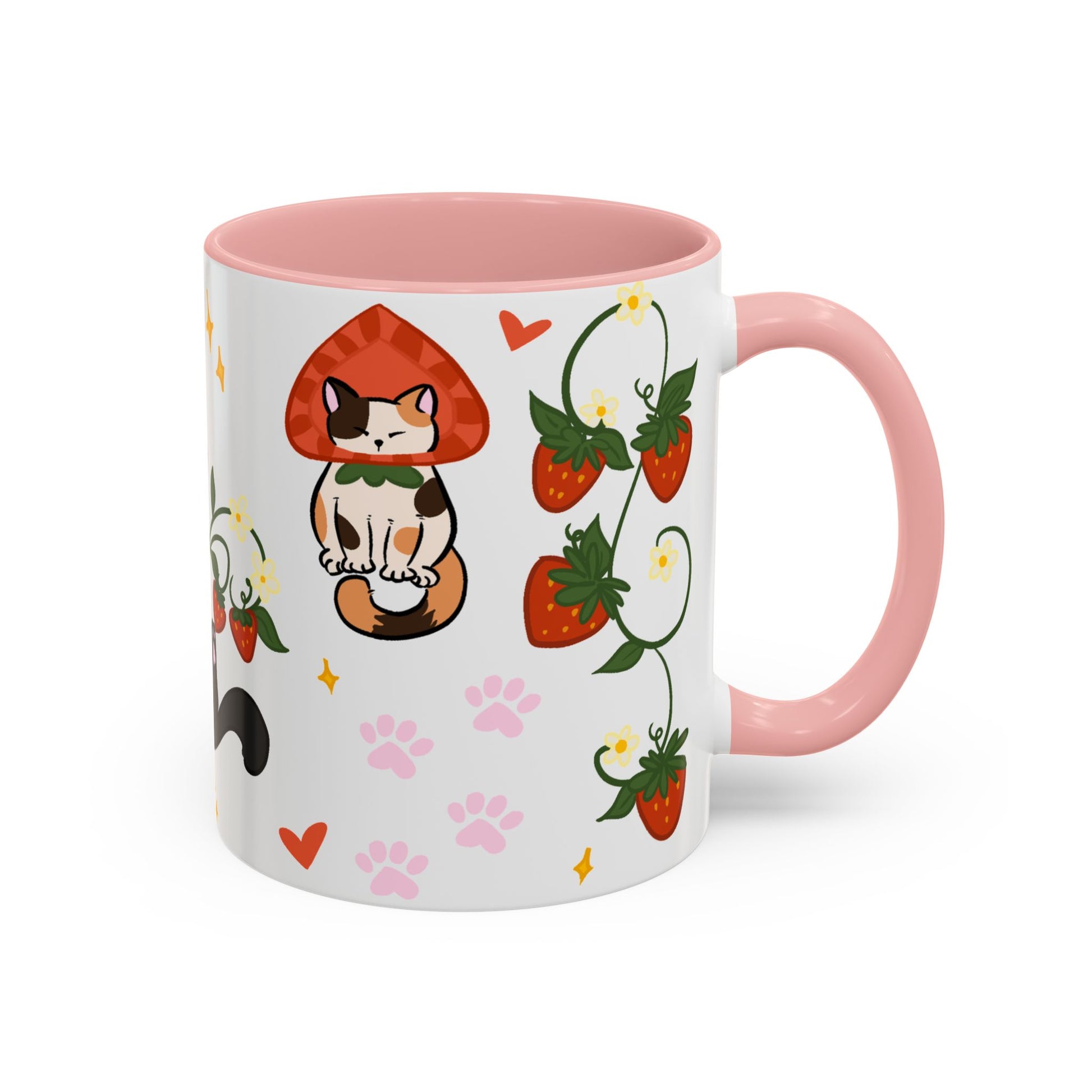 Strawberry Cats Coffee Mug