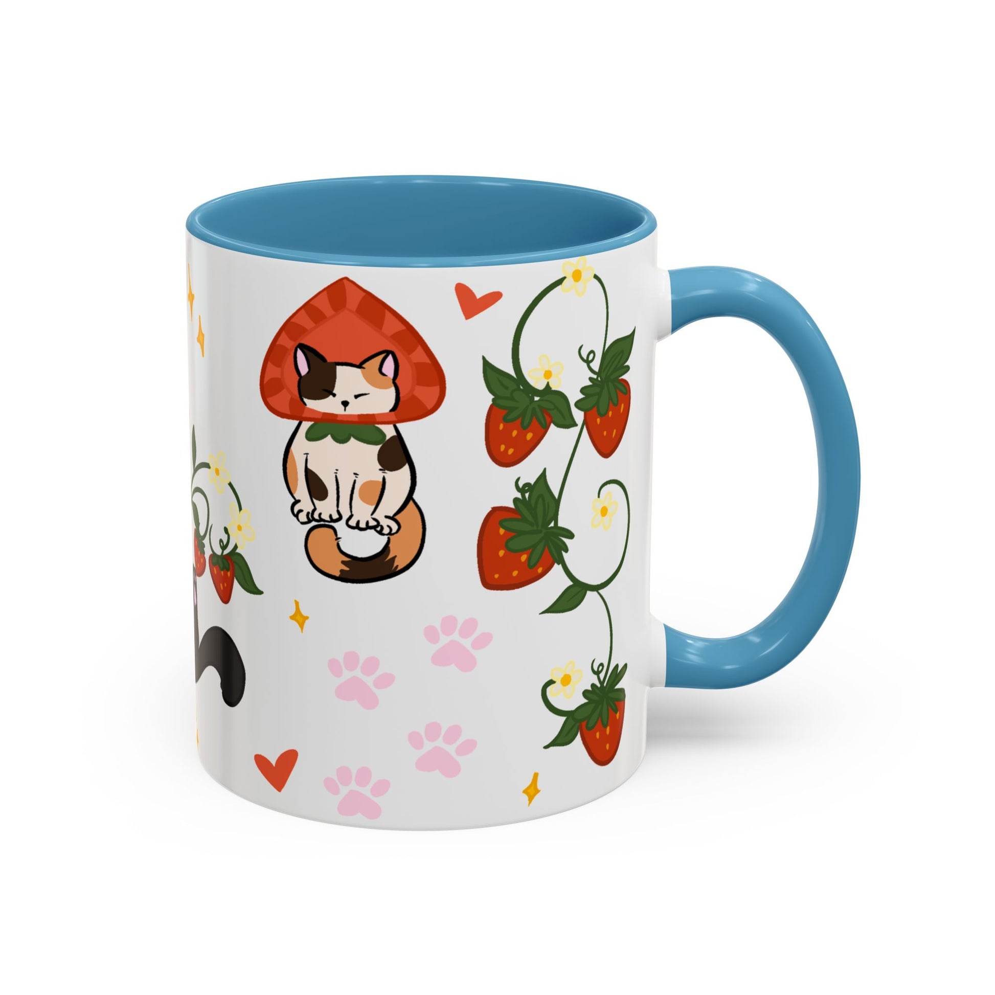 Strawberry Cats Coffee Mug