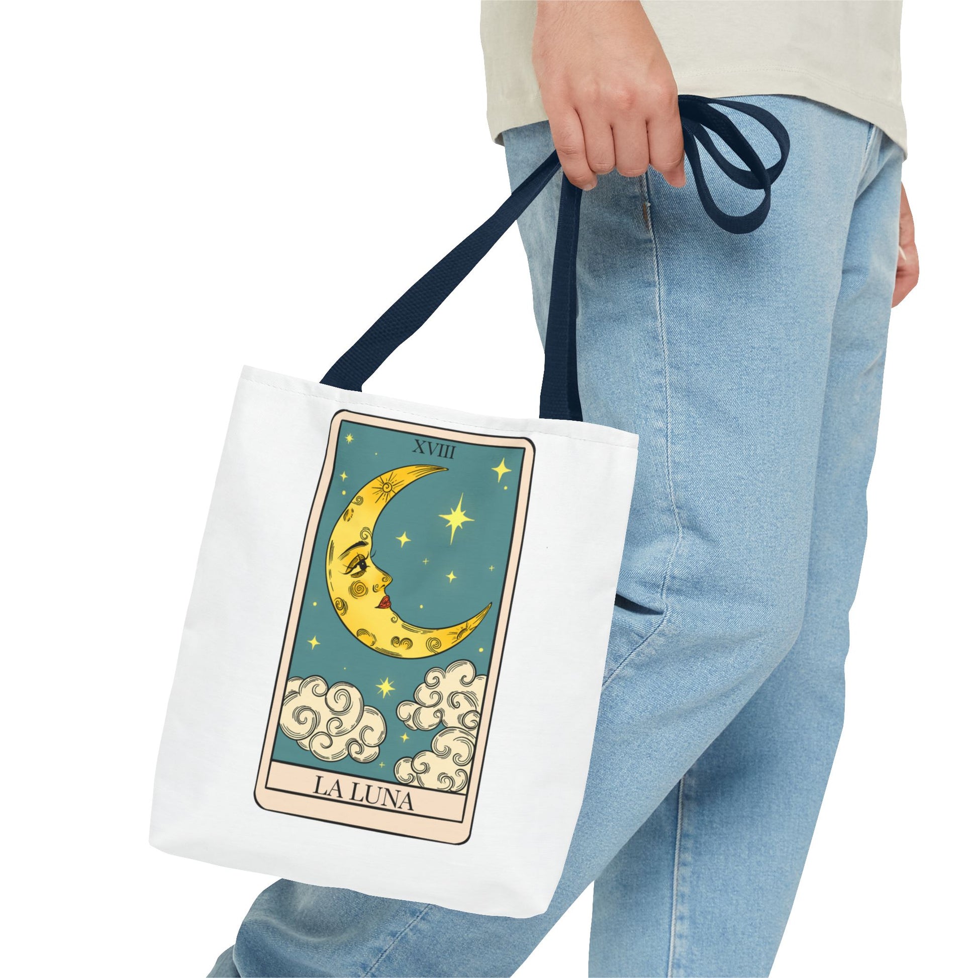 The Moon/ La Luna Tarot Card Tote Bag