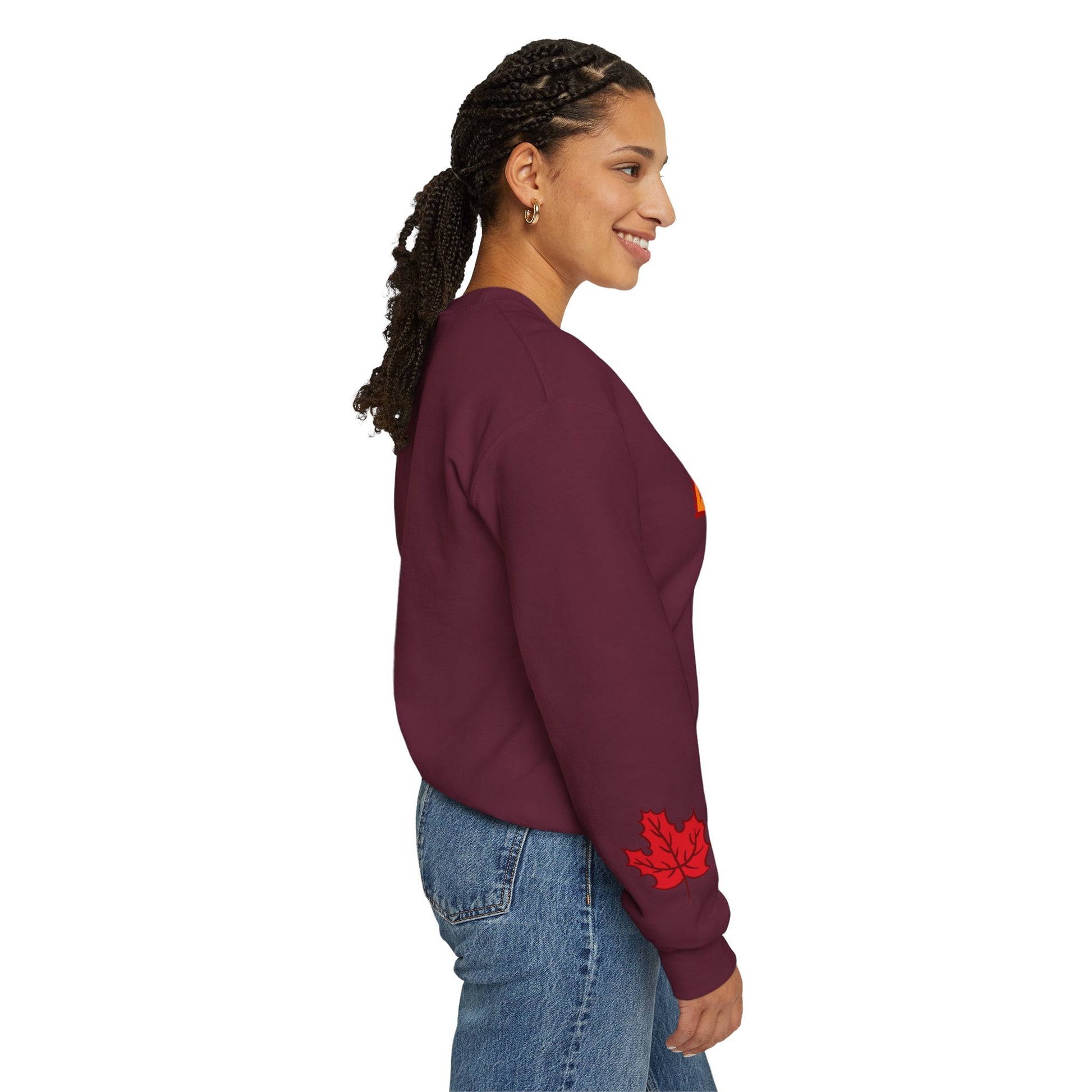 Autumn Leaf Stamp Sweatshirt