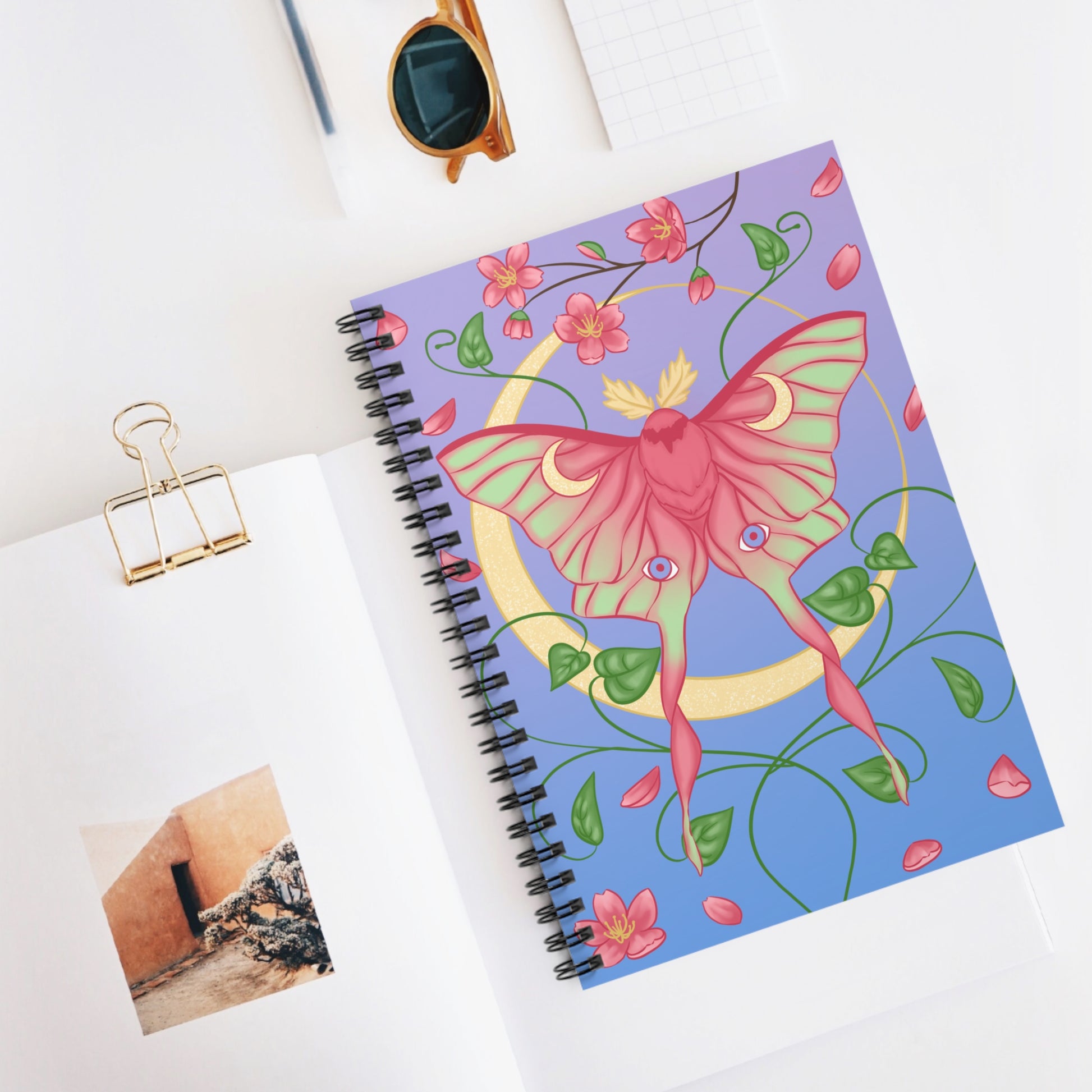 Floral Moon Moth Journal