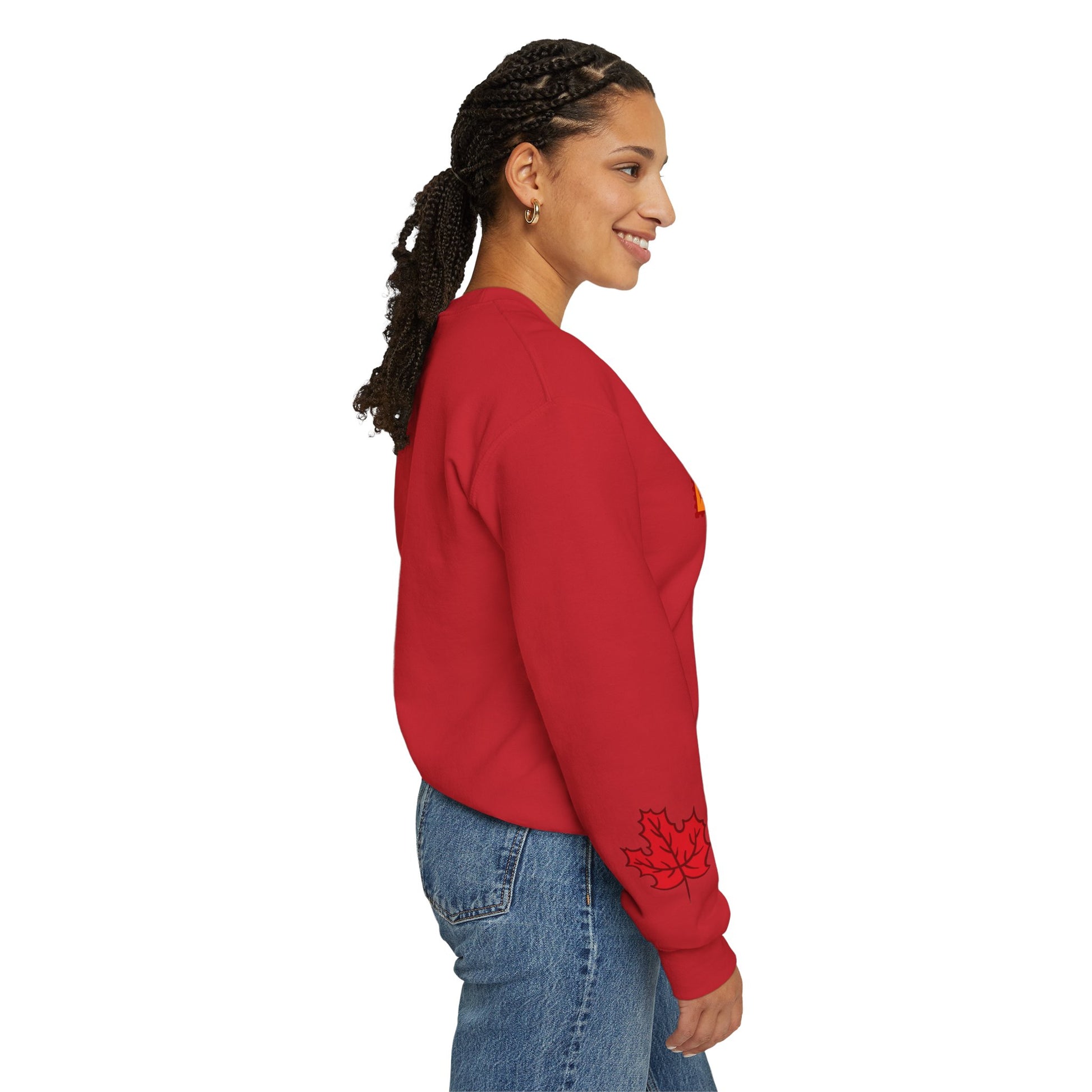 Autumn Leaf Stamp Sweatshirt