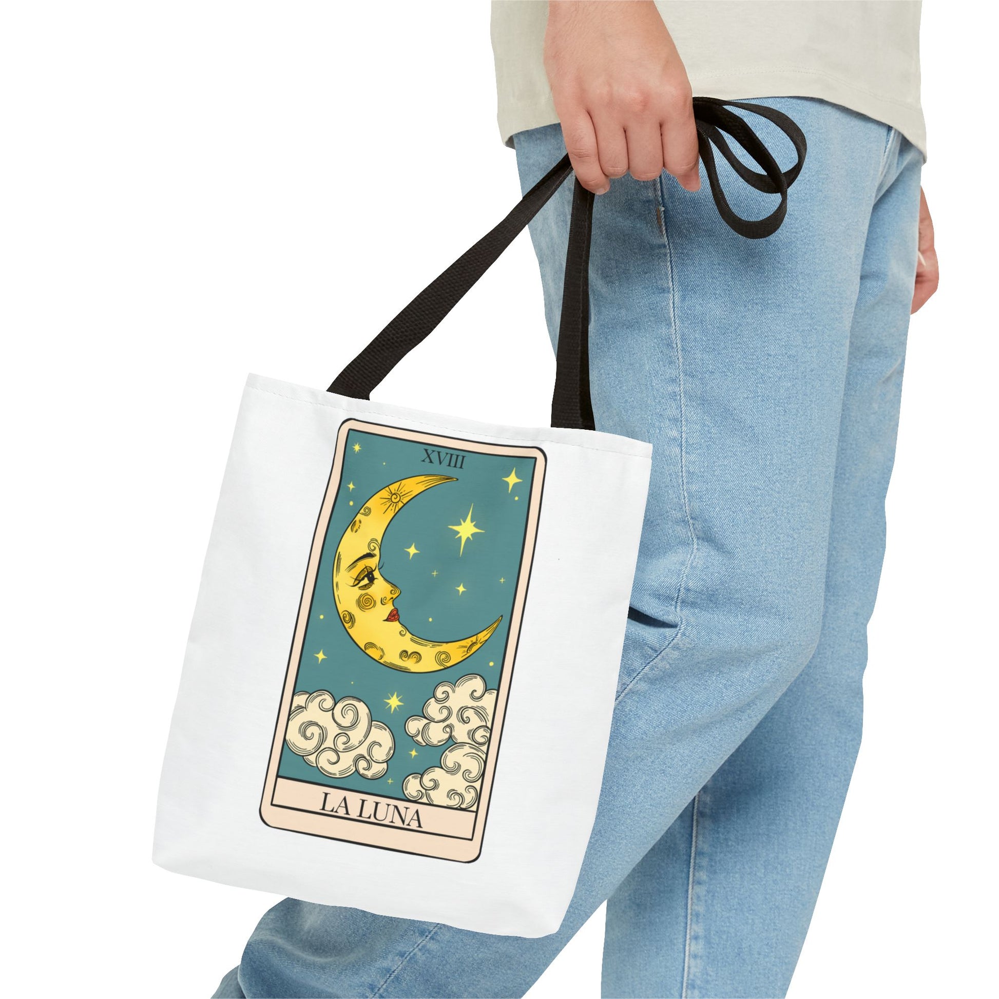 The Moon/ La Luna Tarot Card Tote Bag