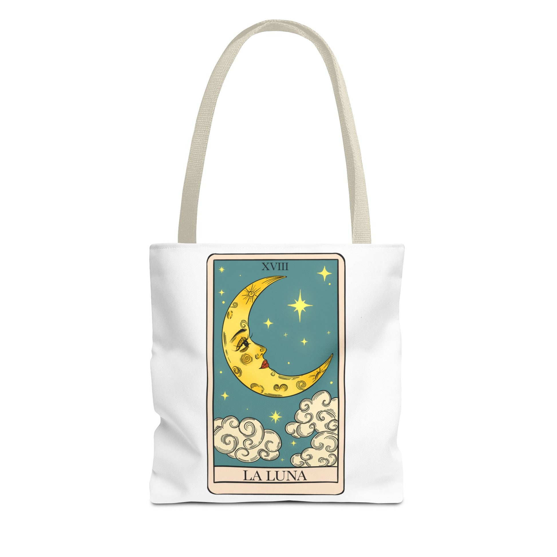 The Moon/ La Luna Tarot Card Tote Bag