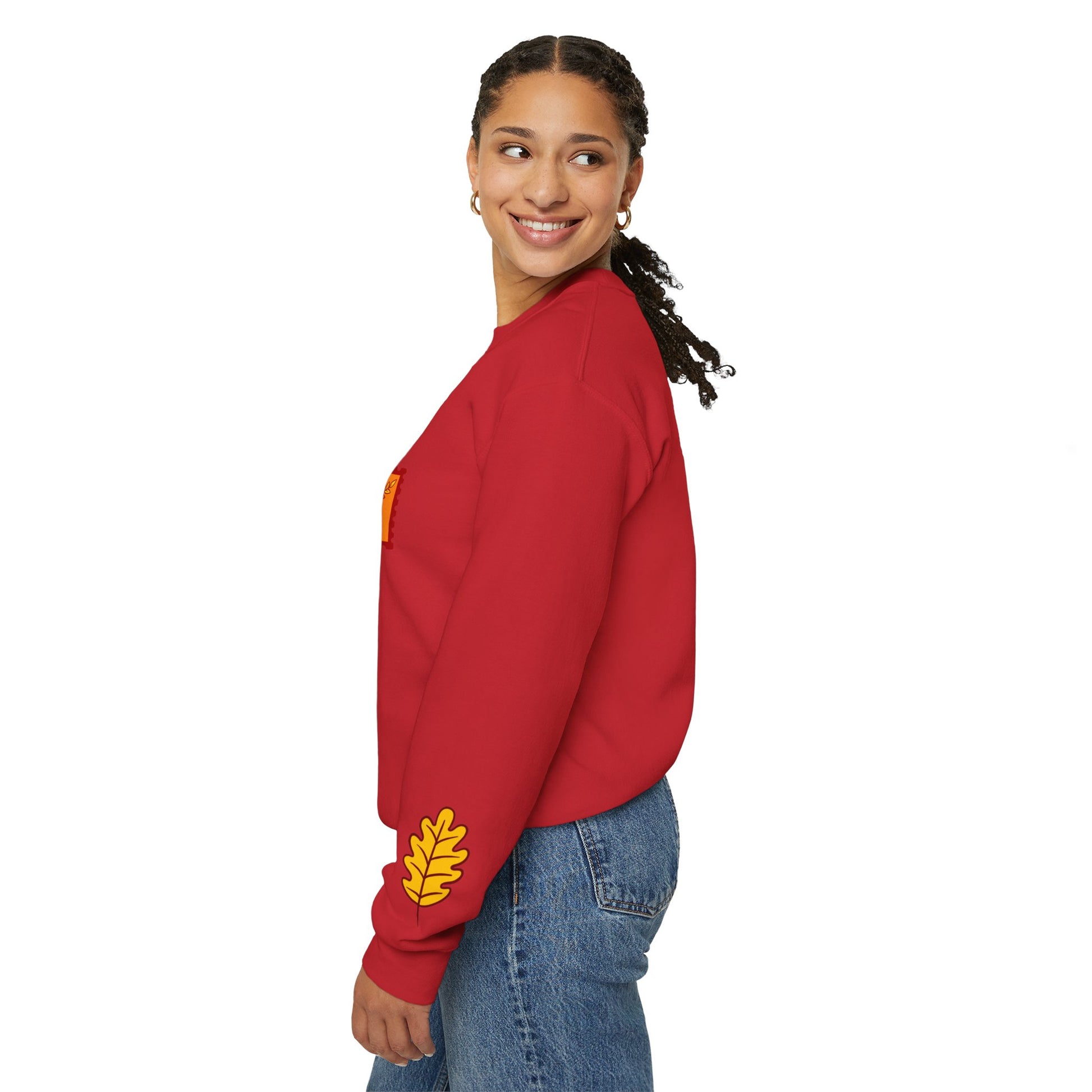 Autumn Leaf Stamp Sweatshirt