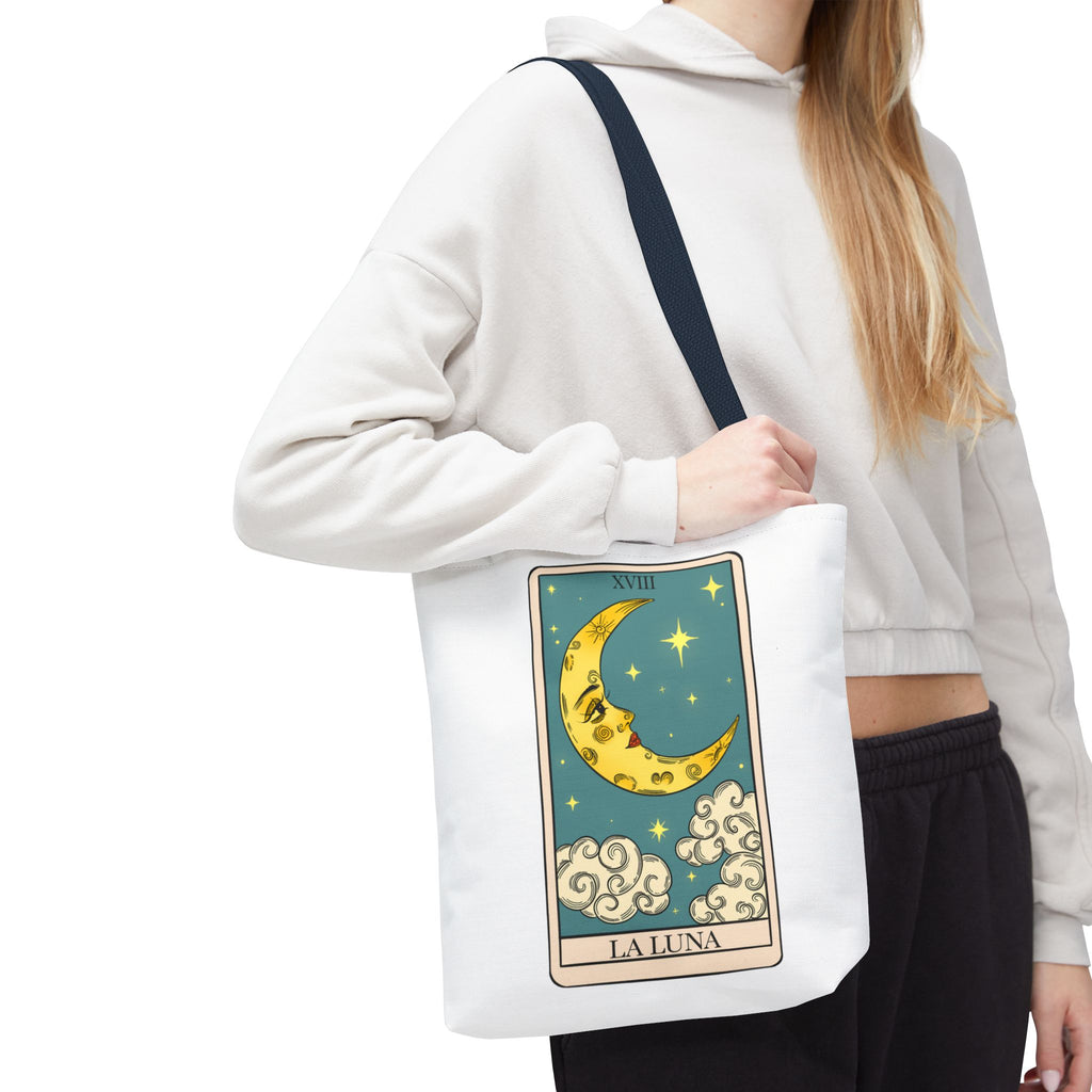 The Moon/ La Luna Tarot Card Tote Bag