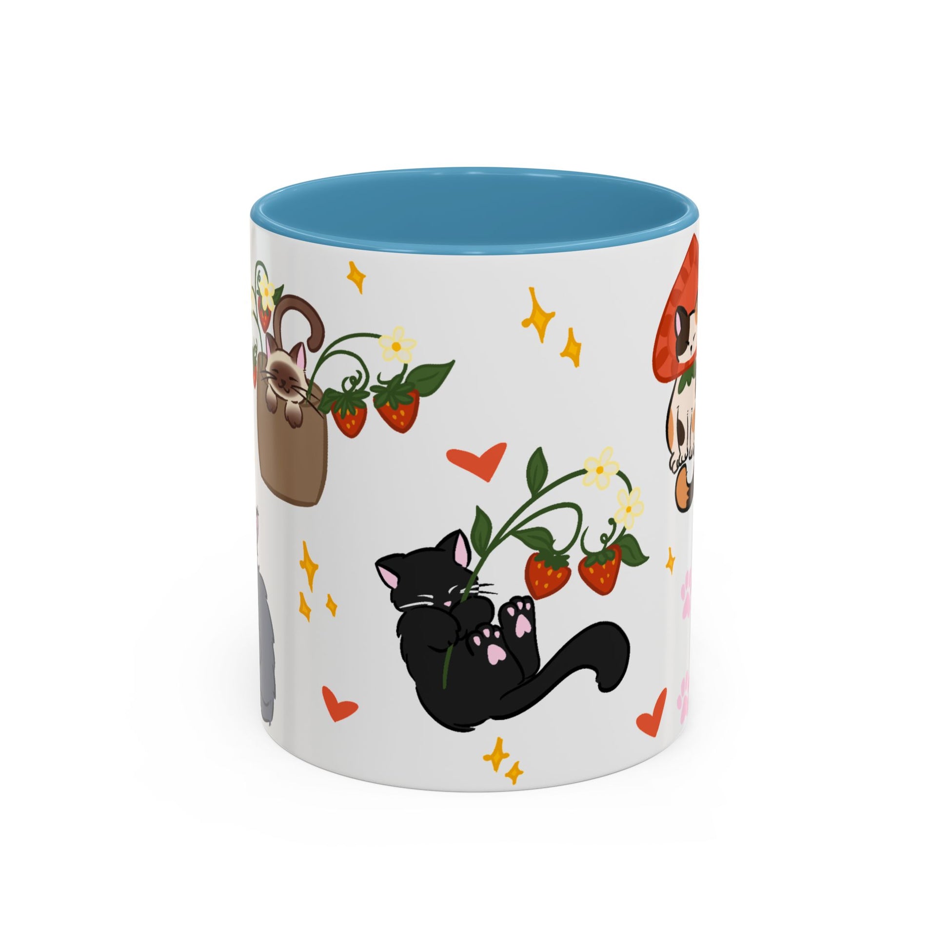 Strawberry Cats Coffee Mug